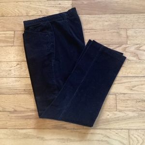 Vintage petite black corduroy pants, 8P